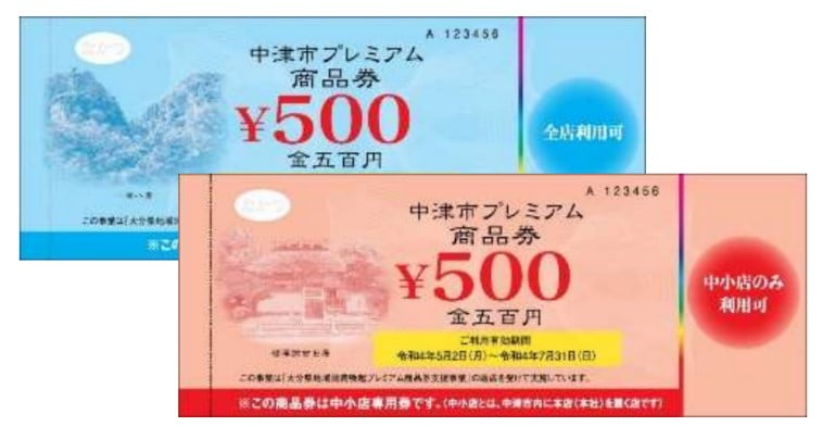 第4弾・第5弾プレミアム商品券事業（5億8800万円）」を予算計上！ – 中津市議会議員 大塚正俊