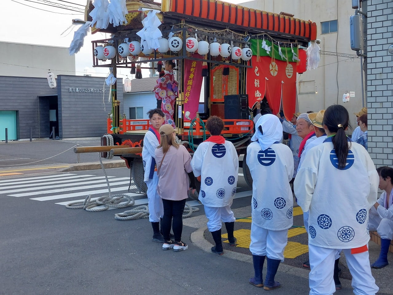 中津祇園「戻り車」で玉のような汗！ – 中津市議会議員 大塚正俊